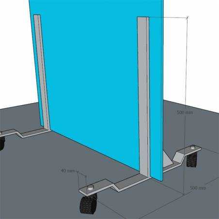 protection en verre anti-covid