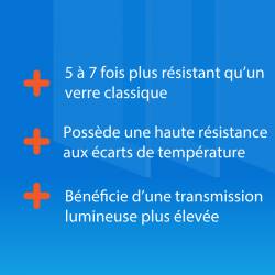 Avantages verre securit extra-clair