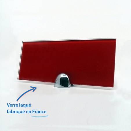 Verre laqué red luminous