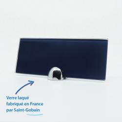 Verre laqué bleu nuit