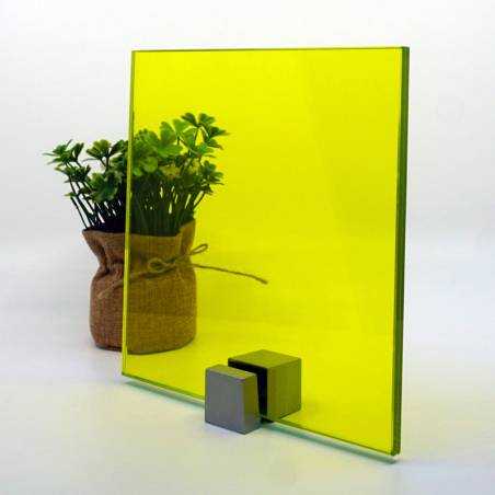 verre feuilleté jaune