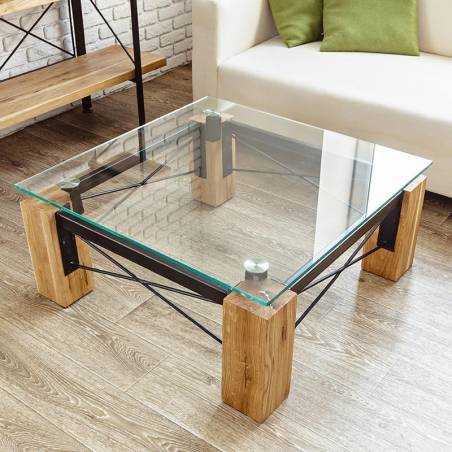 Plateau de table en verre clair