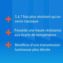 Avantages verre securit extra-clair